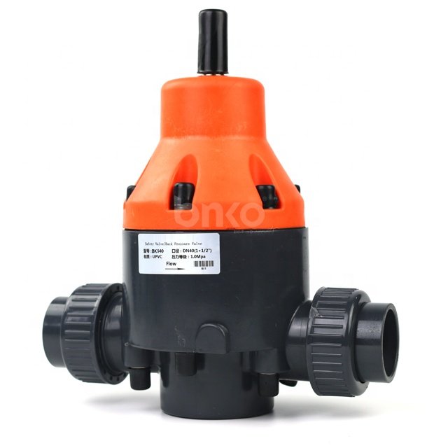 DN40 Pvc back pressure valve for dosing metering pump