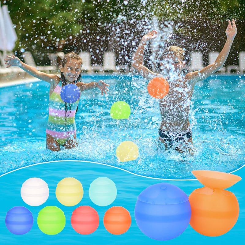 Summer Silicone Water Bomb Water Ballon Quick Fill Toy Reusable Water Bomb Balloons For Pool