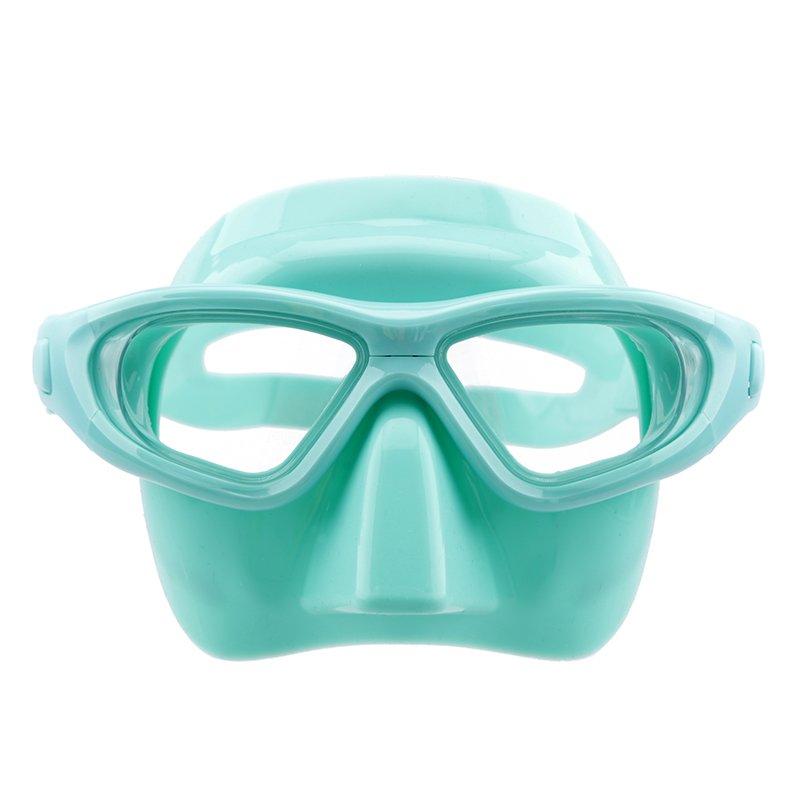 Custom Cheap Silicone Anti Fog Snorkel And Diving Mask Water Proof Freediving Equipment For Adults PC Frame