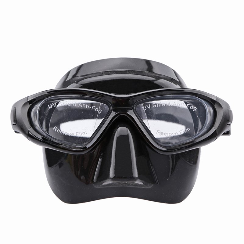 Custom Cheap Silicone Anti Fog Snorkel And Diving Mask Water Proof Freediving Equipment For Adults PC Frame
