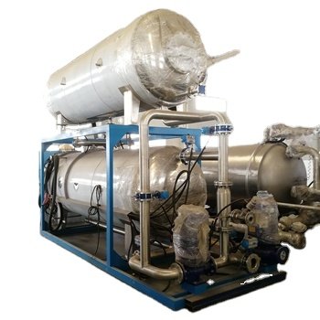 Water Spray Retort Machine full automatic stainless steel Jars Tin Can ketchup sardine canned Water Immersion Retort Machine