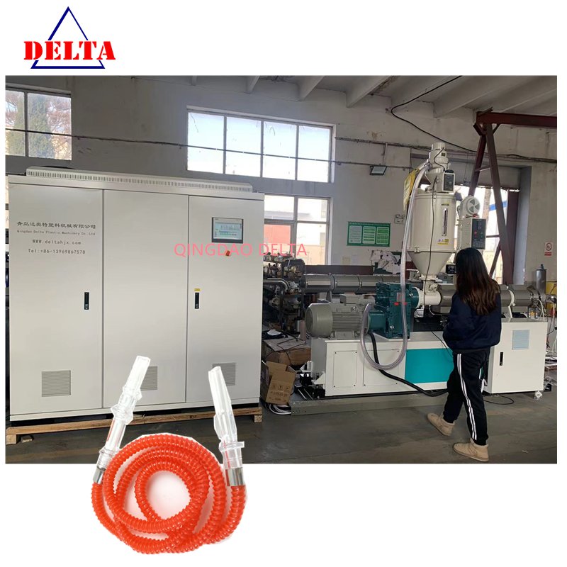 Arabic shisha flexible hose produce machine plastic spiral smoking pipe making machine