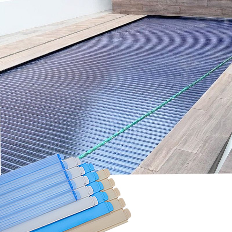 Manufacture Professional Swimming Pool Kidney Automatic Insulated Remote Control safety Foldable Pvc Cover
