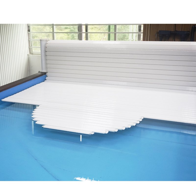 Manufacture Professional Swimming Pool Kidney Automatic Insulated Remote Control safety Foldable Pvc Cover