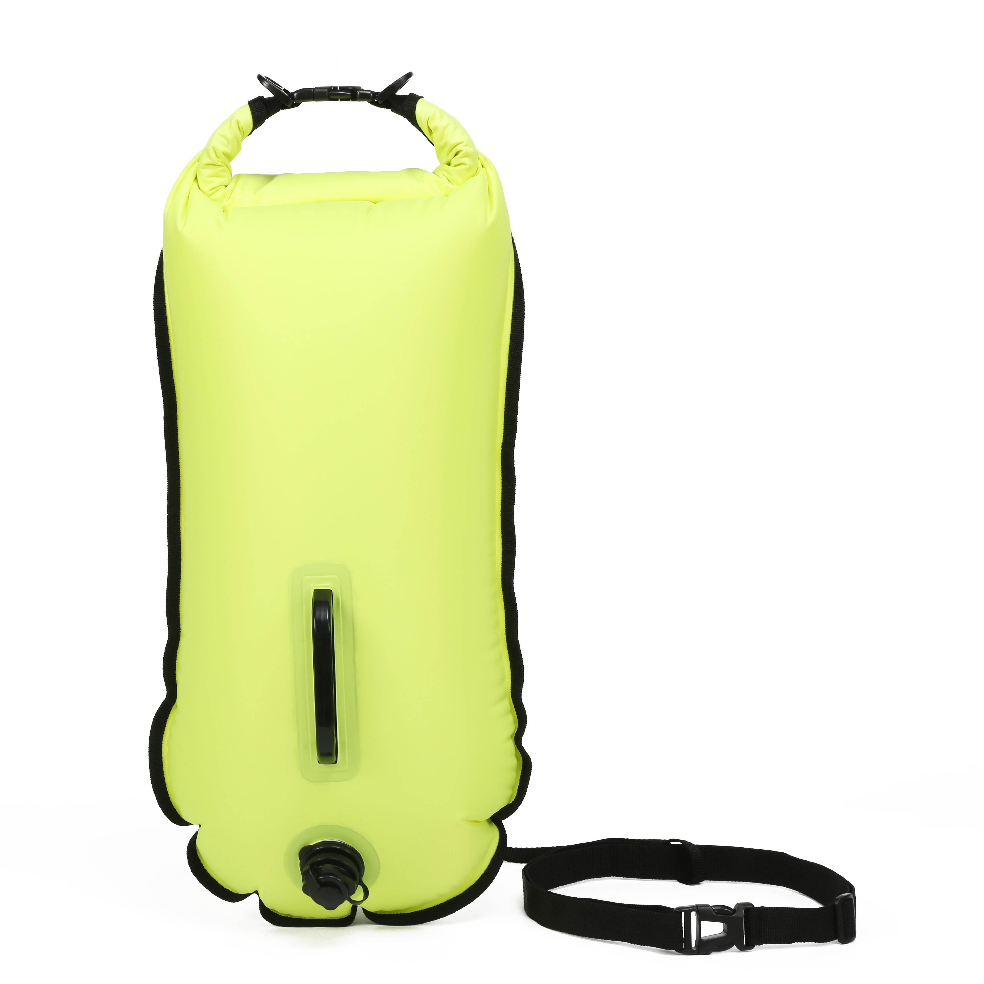 28L 36x72cm Swim Buoy for Open Water Swimmers and Triathletes - Safety Swimming buoy with dry bag compartment