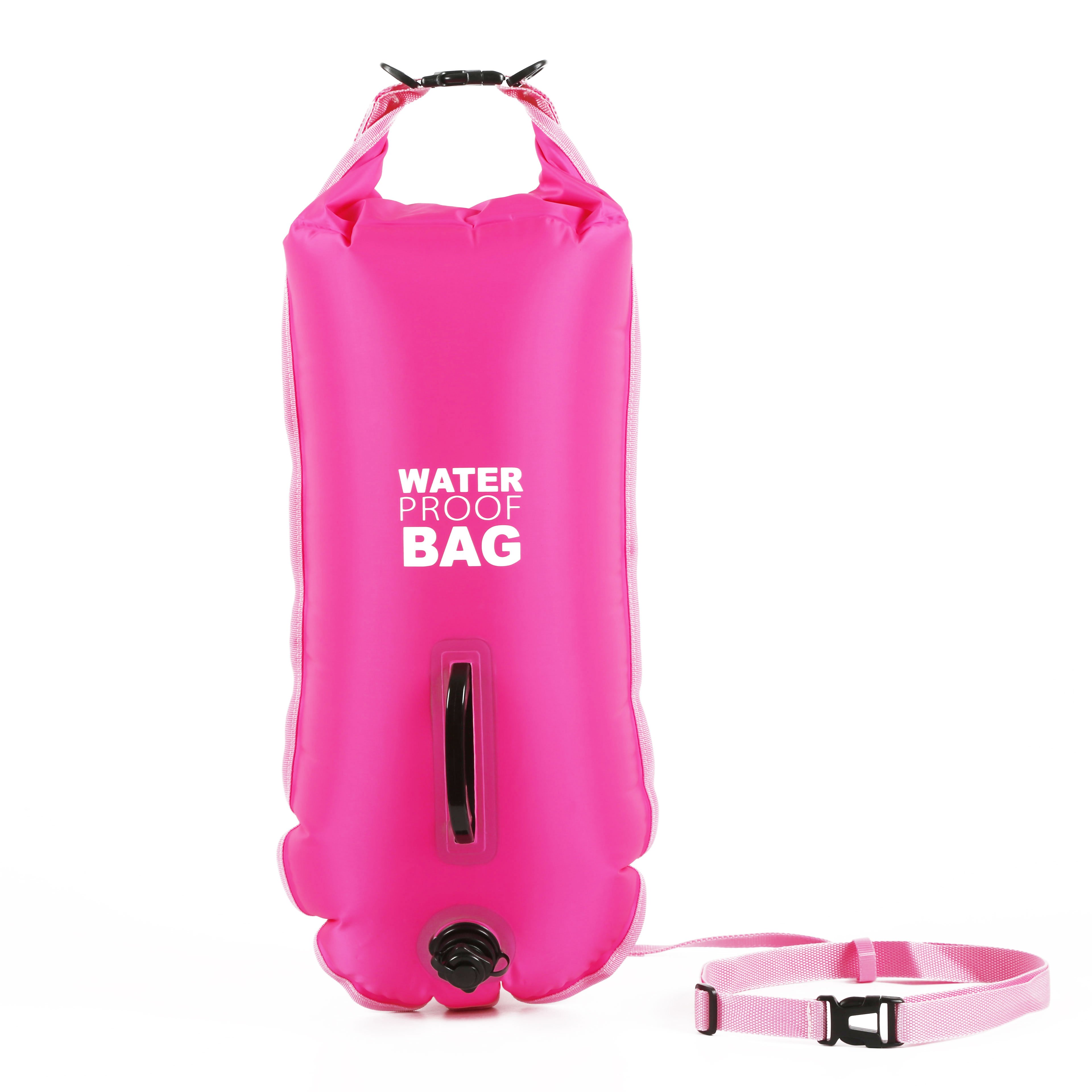 28L 36x72cm Swim Buoy for Open Water Swimmers and Triathletes - Safety Swimming buoy with dry bag compartment