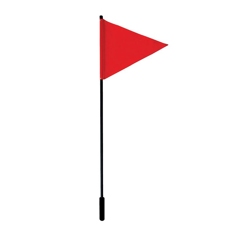 Sunshine Flag Buddy Tower Mounted Rotating Skier Down Flag Holder with Free Floating Orange water sports safety flag