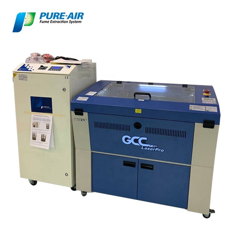 Pure-Air Hot Sale laser engraving machine co2 laser 1100W Fume Extractor