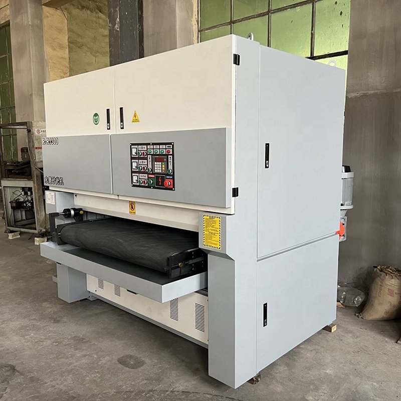metalworking sander With adsorption table CNC metal polishing machine water wet grinding metal sanding machine/brush sanders
