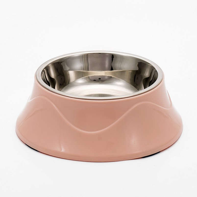Food grade pet food dog feeder with stainless steel bowl