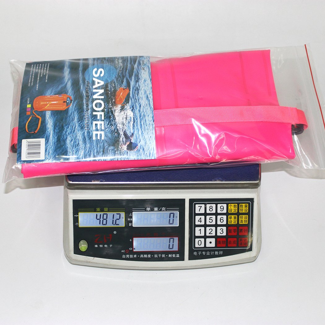 New Arrival Safety Buoy Open Water Swimming Buoy PVC Dry Buoy Bag Inflatable Swim Buoys