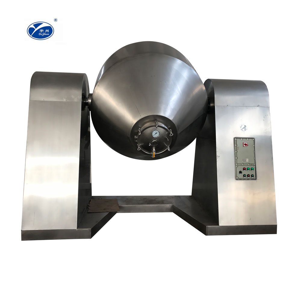 CE ISO Approved SZG Model Chemical powder double cone blender rotating roto rotocone double conical vacuum mixer vacuum dryer