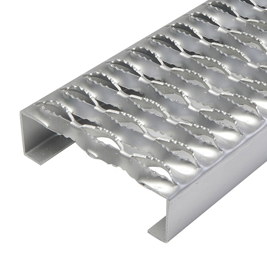 Aluminum walkway platform metal anti-slip Stairs treads grating grip strut safety grating