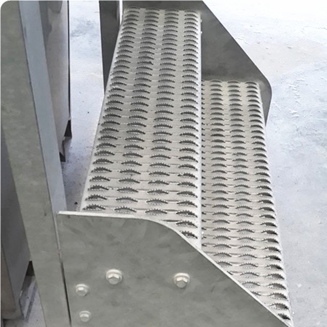 Aluminum walkway platform metal anti-slip Stairs treads grating grip strut safety grating