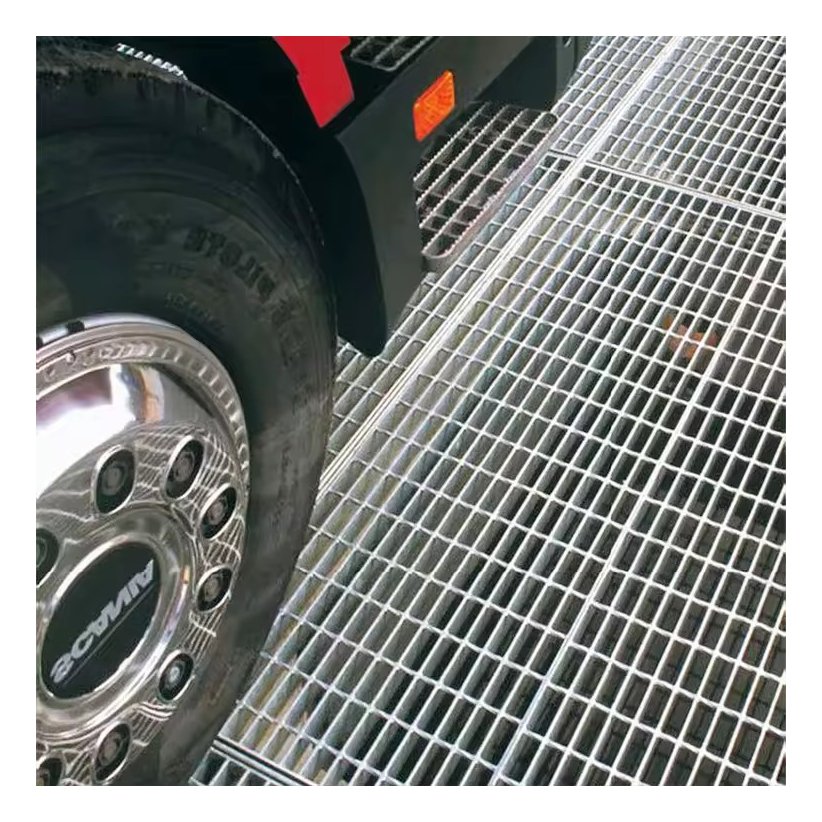 Hot Sale Steel Grate Deck For Car Wash Drain Drainage System Metal Galvanized Car Wash Steel Grating Floor