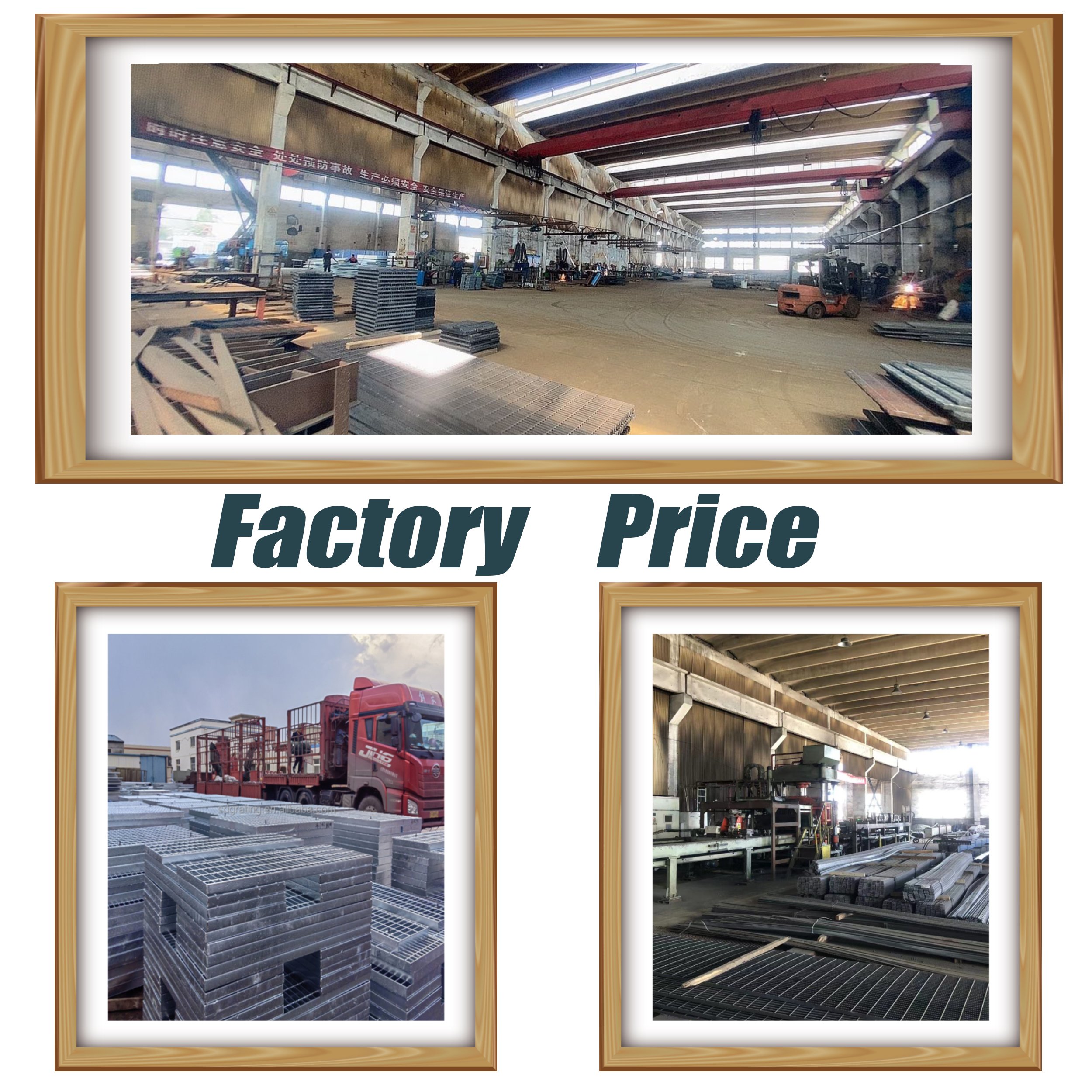 Hot Sale Steel Grate Deck For Car Wash Drain Drainage System Metal Galvanized Car Wash Steel Grating Floor