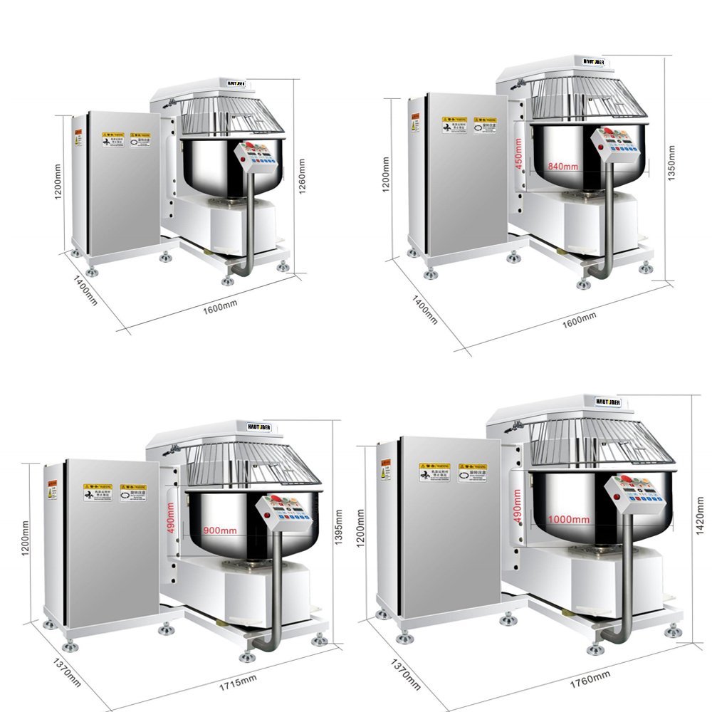 Customized Commercial dough mixer Machine 50 kg 150kg Kneading Capacity for Bakery and Home Use New with Reliable Motor