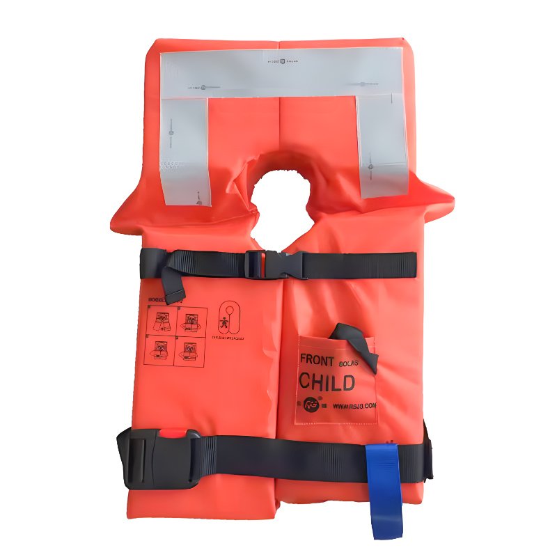 Portable lifejacket for child's safety in water activities and rescue