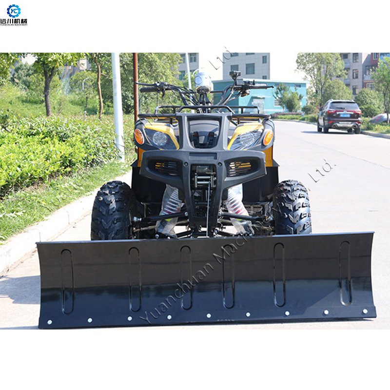 Driving ATV snow removal machine Snow car clearing machine snowboarding ATV