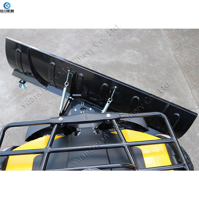 Driving ATV snow removal machine Snow car clearing machine snowboarding ATV