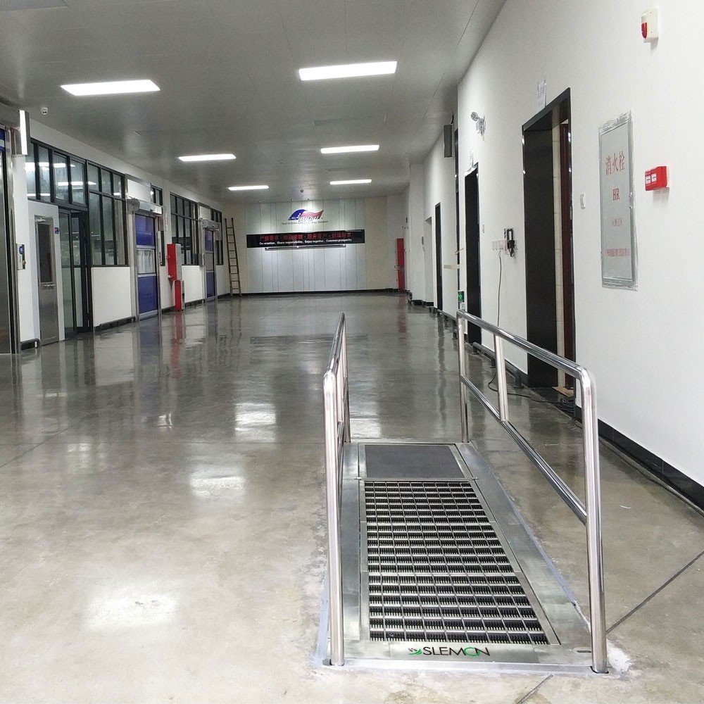 Slemon factory auto shoe sole cleaning machine food safety washing disinfecting footwear hygienic equipment boots washer