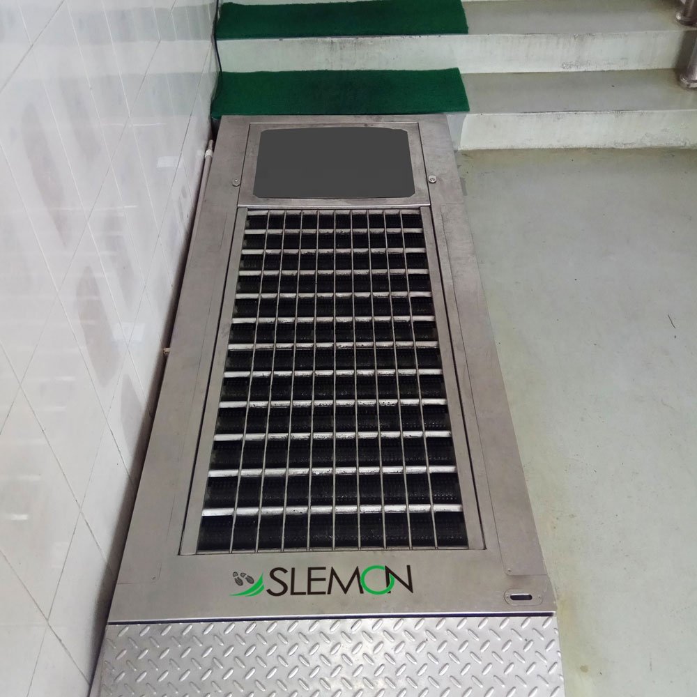 Slemon factory auto shoe sole cleaning machine food safety washing disinfecting footwear hygienic equipment boots washer