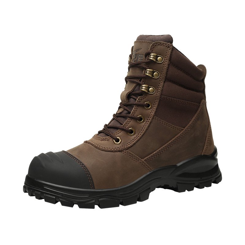 Offer Sample Nice genuine Leather Work water high cut safety Boots For Men