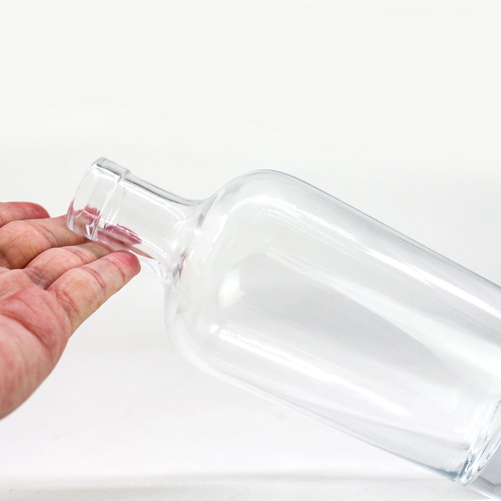 New product wholesale Good price 500ml 750ml wine brandy vodka clear reusable miniature liquor bottle