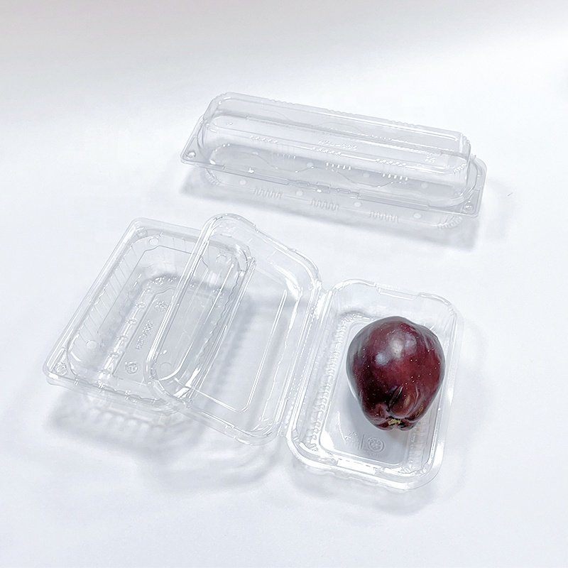 Transparent box Blister packaging salad cake box Food grade clamshell disposable plastic food container fruit