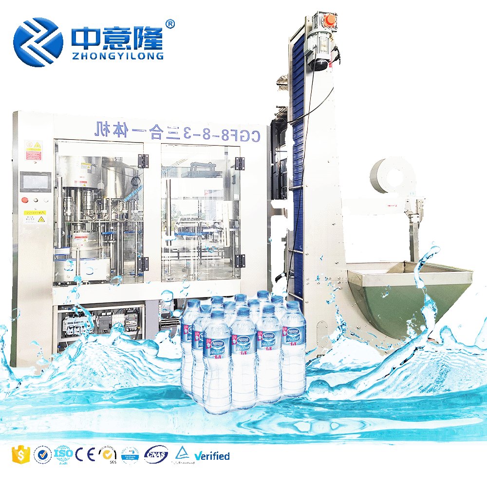 complete pet bottles full automatic pure mineral water filling machines 3 in 1 bottling machine production line plant provider