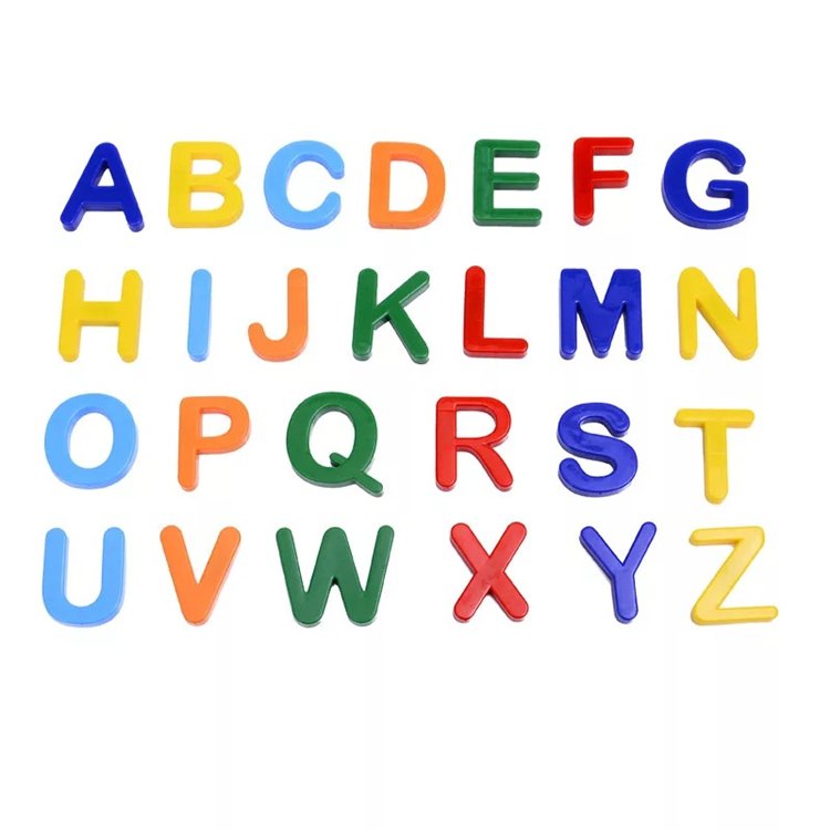 Magnetic Letters and Numbers Toy Set: Strong Magnetic Colorful Alphabet Magnets for Toddlers