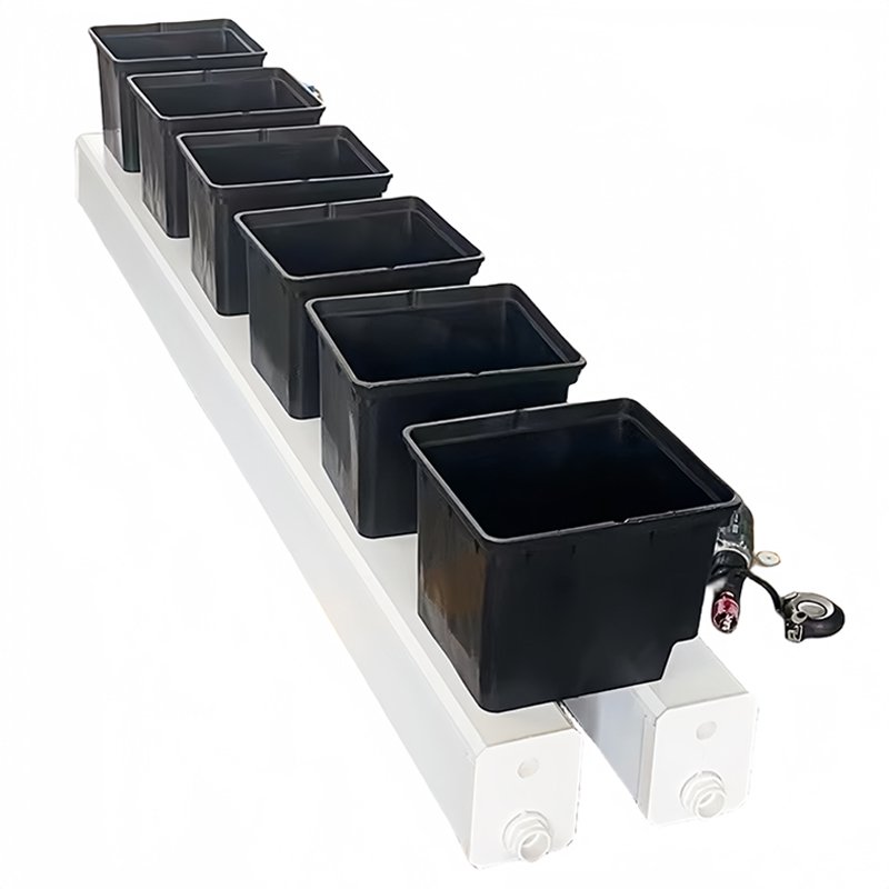 New Home & Restaurant Use Hydroponic Greenhouse Dutch Bucket Sustainable Plastic Pump Core Tomato Growing Manufacturing Plants