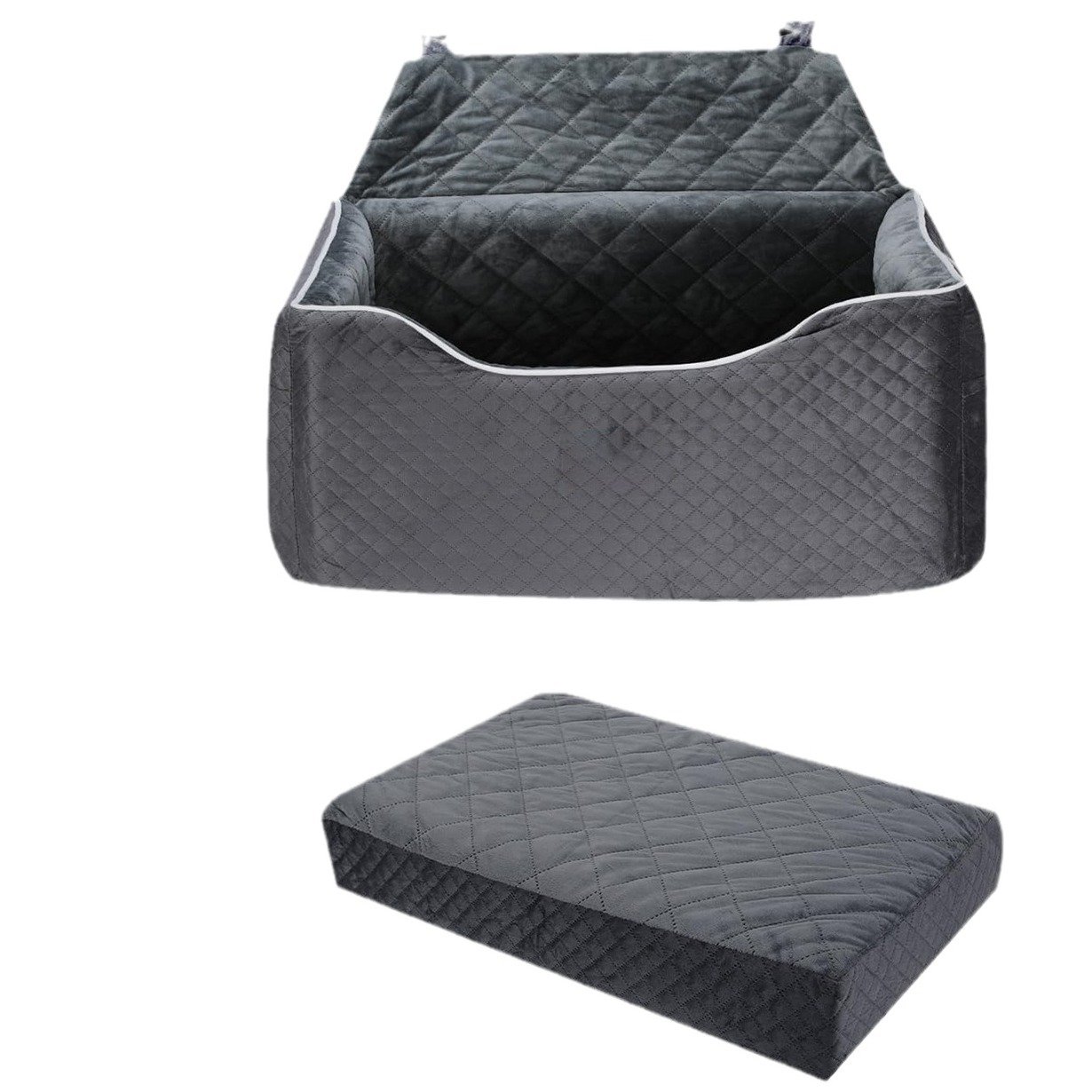 Wholesale Carring Pet Car Seat Bed High Quality Waterproof Oxford Water-proof Pet Car Safety Seat Bed Travel Car Carring Seat