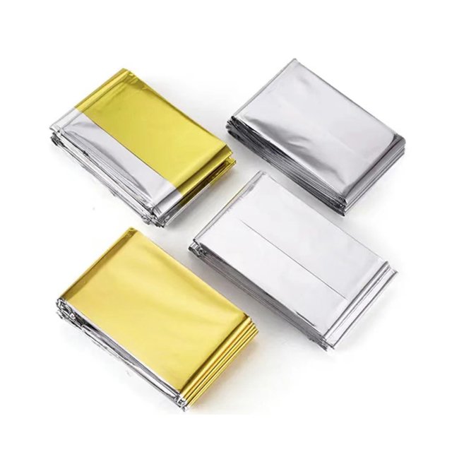 Emergency Rescue Safety Blanket Light Polyester Film Waterproof Warm Foil Water Safety Product