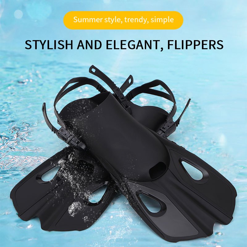 Custom New Free Diving Frog Flippers Professional Swimming Training Adjustable Fashionable Atmospheric Diving Equipment Fins