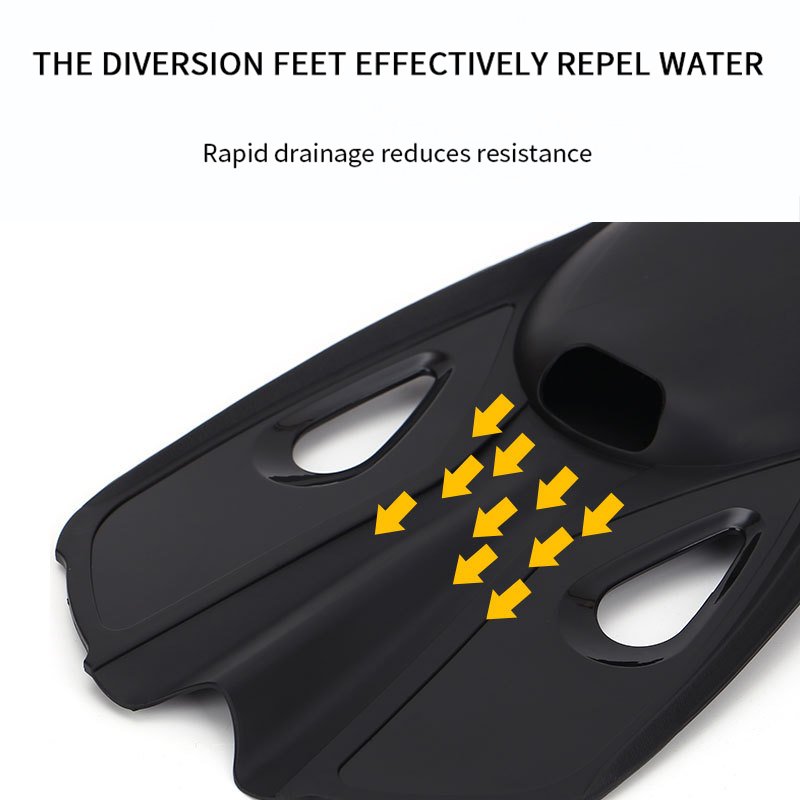 Custom New Free Diving Frog Flippers Professional Swimming Training Adjustable Fashionable Atmospheric Diving Equipment Fins