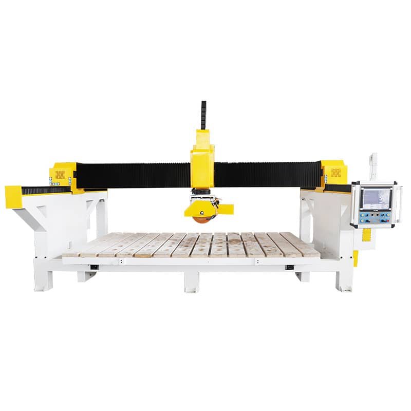 2022 new product 5 axis bridge cutting saw tile water jet cutting machine granite marble 85 degree flip stone cutter