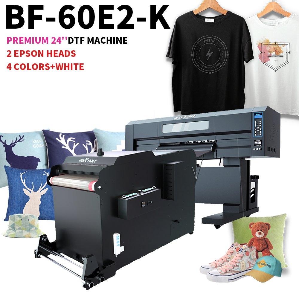 Quality type 24" DTF printer with dual 3200 head