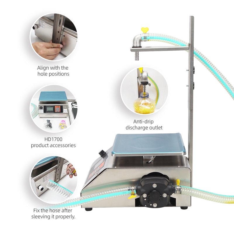 Small Laundry Detergent Filling Machine Manually Filling Machine Weigh Scale Filling Machine
