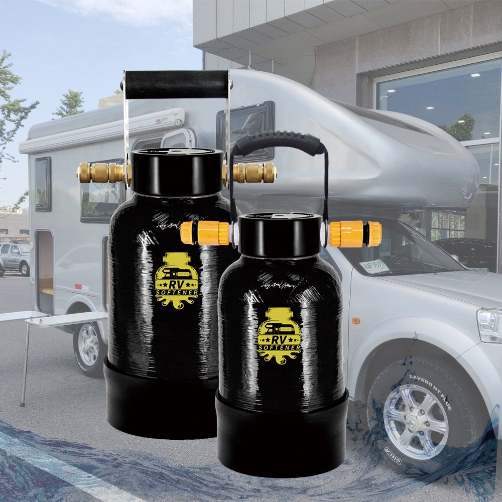 Portable Water Softener RV 16000 Grains Softener Hard Water Filtration System for Car Washing Pressure Washing