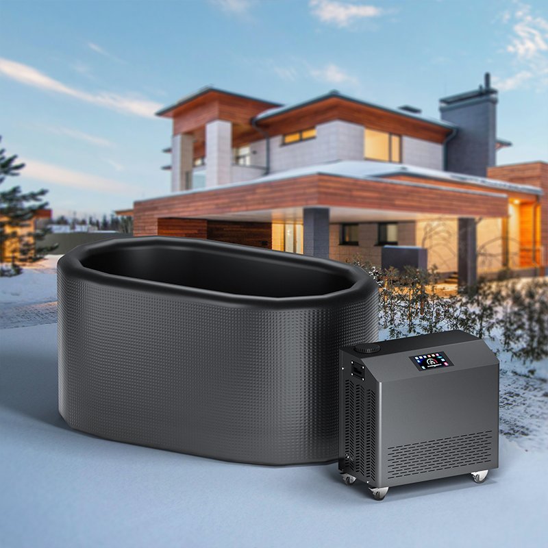 SYOCHI CE Approval Ice Bath Machine Water Chiller 1HP For Cold Plunge Tub Using 3- 42 C Degrees