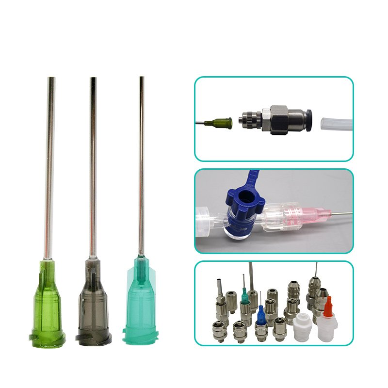 16G 1.5 inch Factory direct sale safety and durable screw plastic and stainless steel needle
