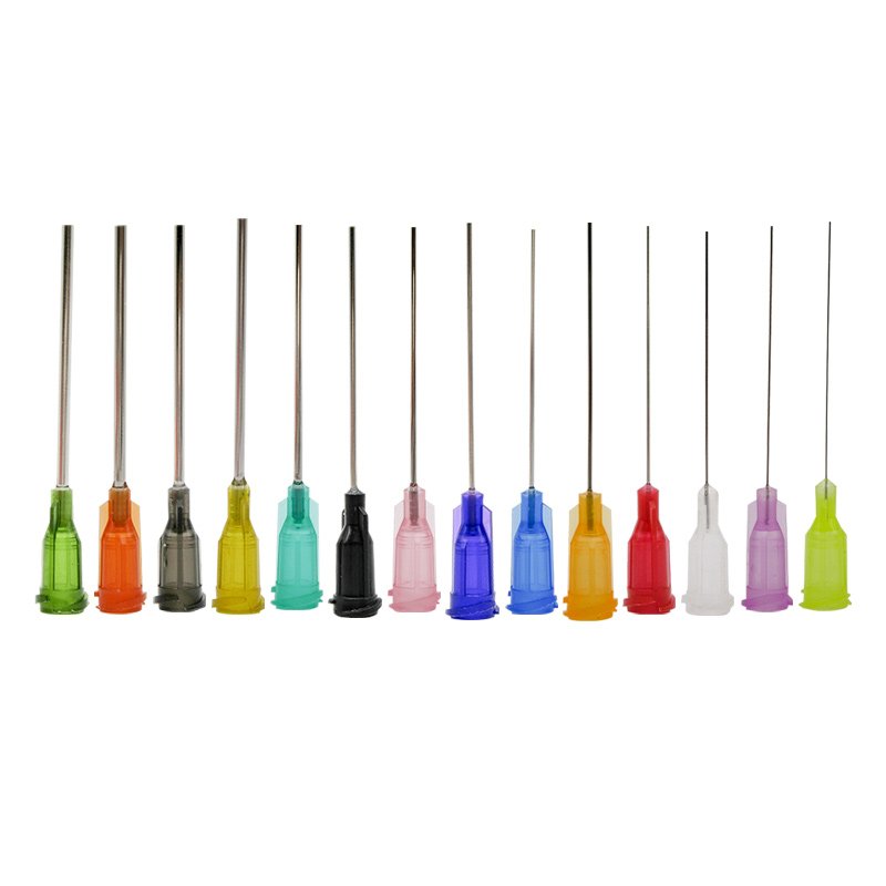 16G 1.5 inch Factory direct sale safety and durable screw plastic and stainless steel needle