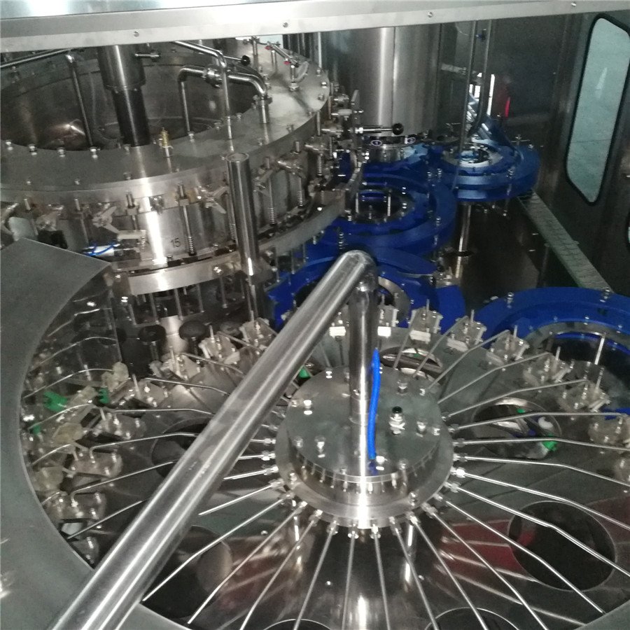 Guest case milk filling production line from bottle sort wash fill cap dry label lase code to package production line