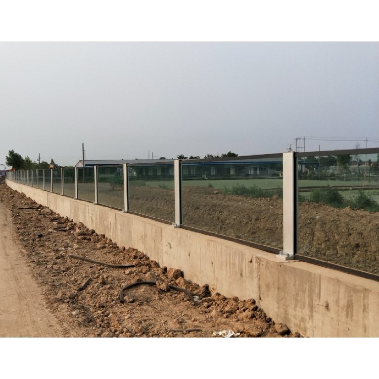 Hot selling safety emergency supplies parking lot waterproof guardrails aluminum alloy glass flood control gates