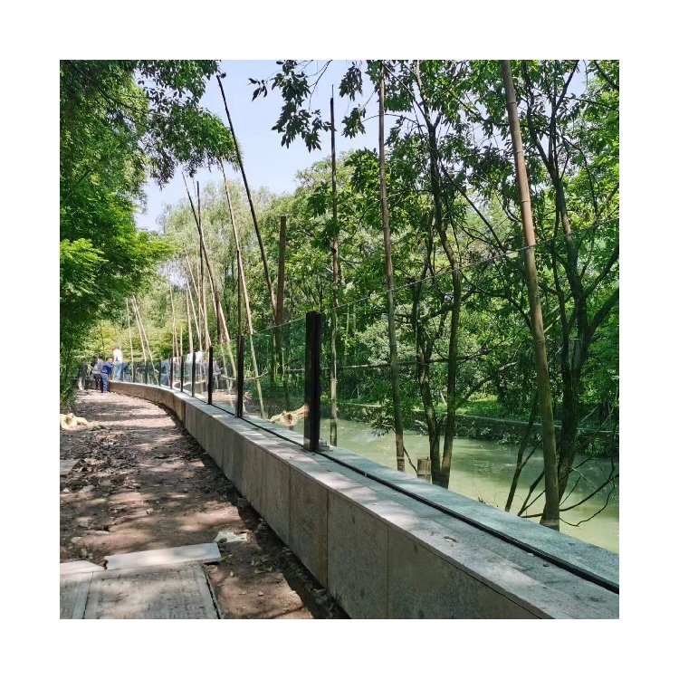 Hot selling safety emergency supplies parking lot waterproof guardrails aluminum alloy glass flood control gates