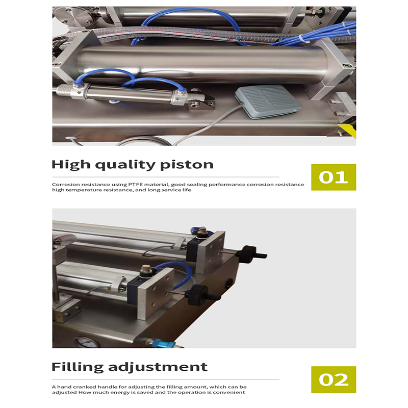 2-pack bottled fruit pulp, fruit puree detergent, shampoo, hand sanitizer, automatic pneumatic piston paste filling machine