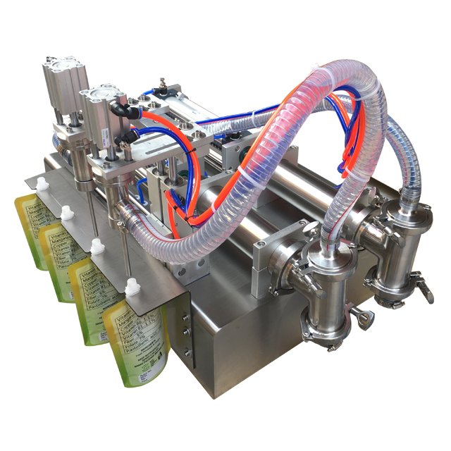 2-pack bottled fruit pulp, fruit puree detergent, shampoo, hand sanitizer, automatic pneumatic piston paste filling machine