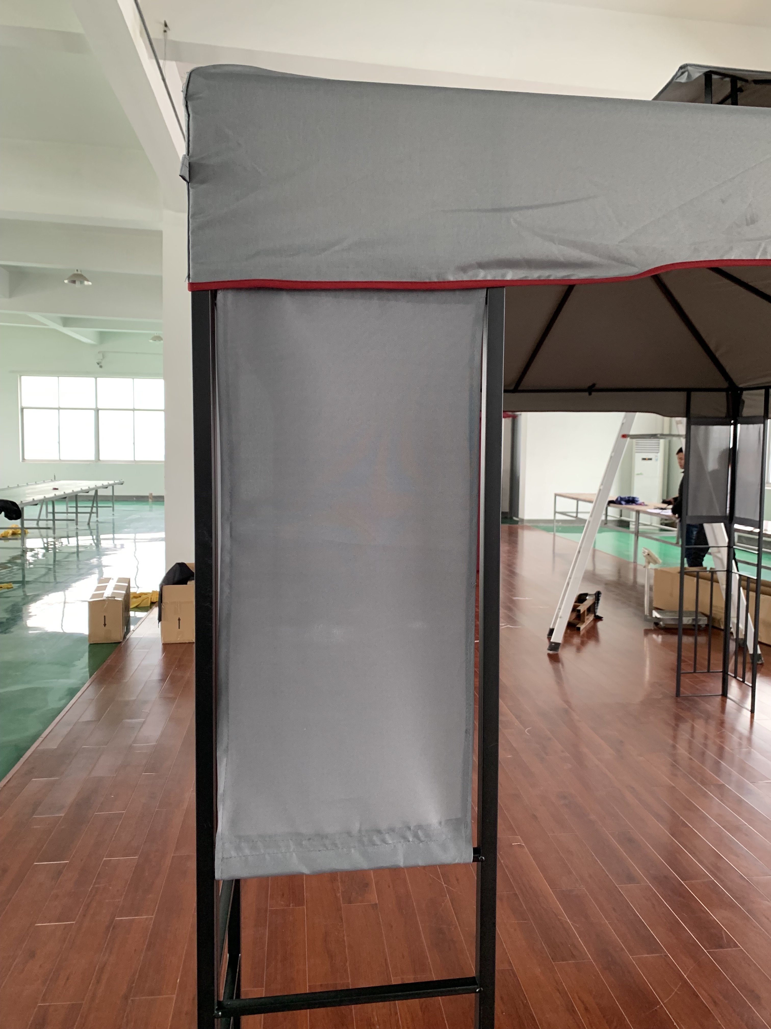 High Quality Folding Pop Up Custom Canopy garden line Pavilion Gazebo Beige color tent for outdo