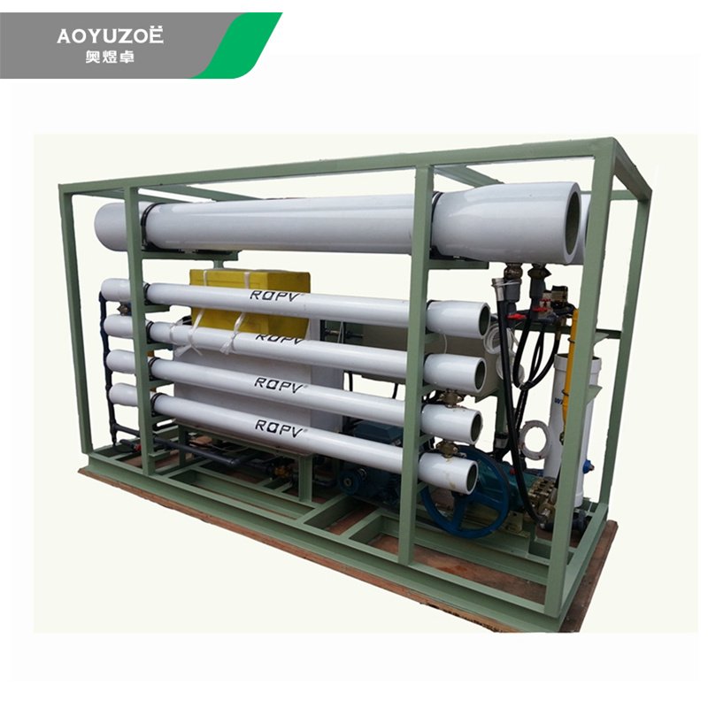 Food safety grade UPVC pipeline water plant reverse osmosis filtration system containerized industrial water purifier